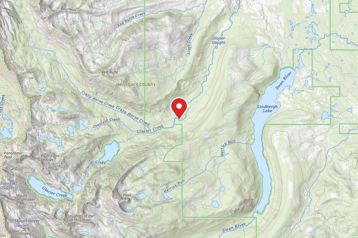 Flathead Dispersed Campsite 561-A3 GLACIER CREEK AREA