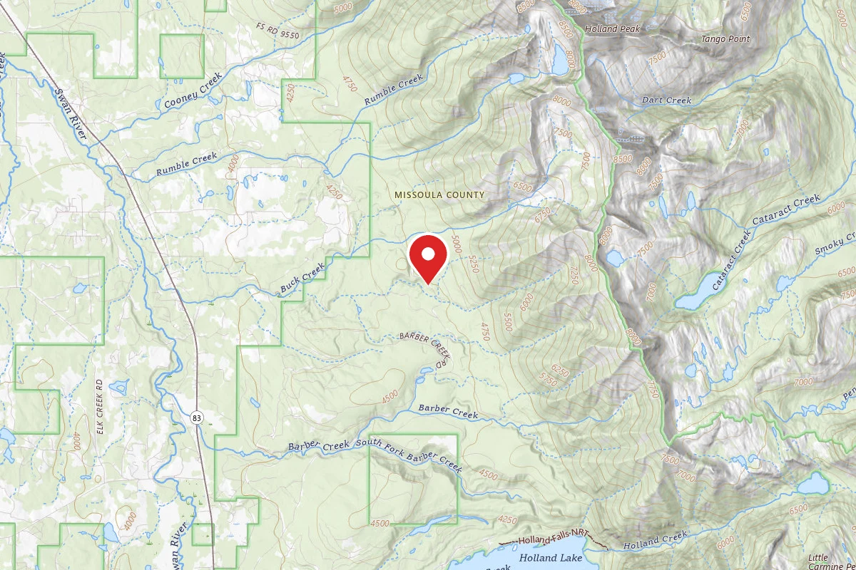 Flathead Dispersed Campsite 905-2 BARBER CREEK ROAD
