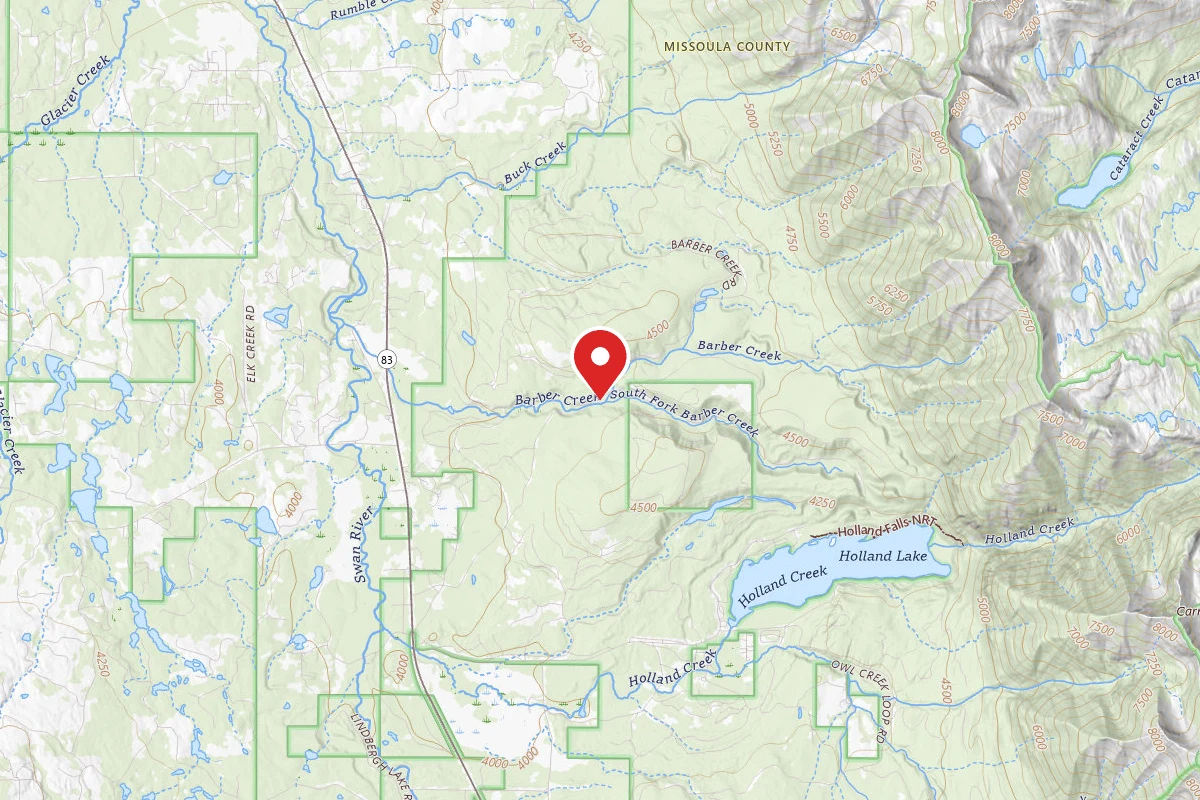 Flathead Dispersed Campsite 905-9668-1 BARBER AREA