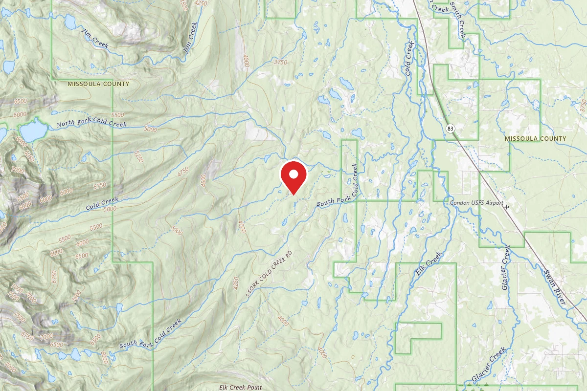 Flathead Dispersed Campsite 903-10 COLD-ELK RIDGE AREA