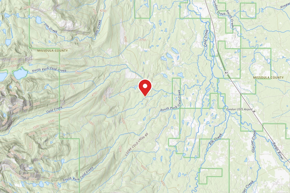 Flathead Dispersed Campsite 903-11 COLD-ELK RIDGE AREA