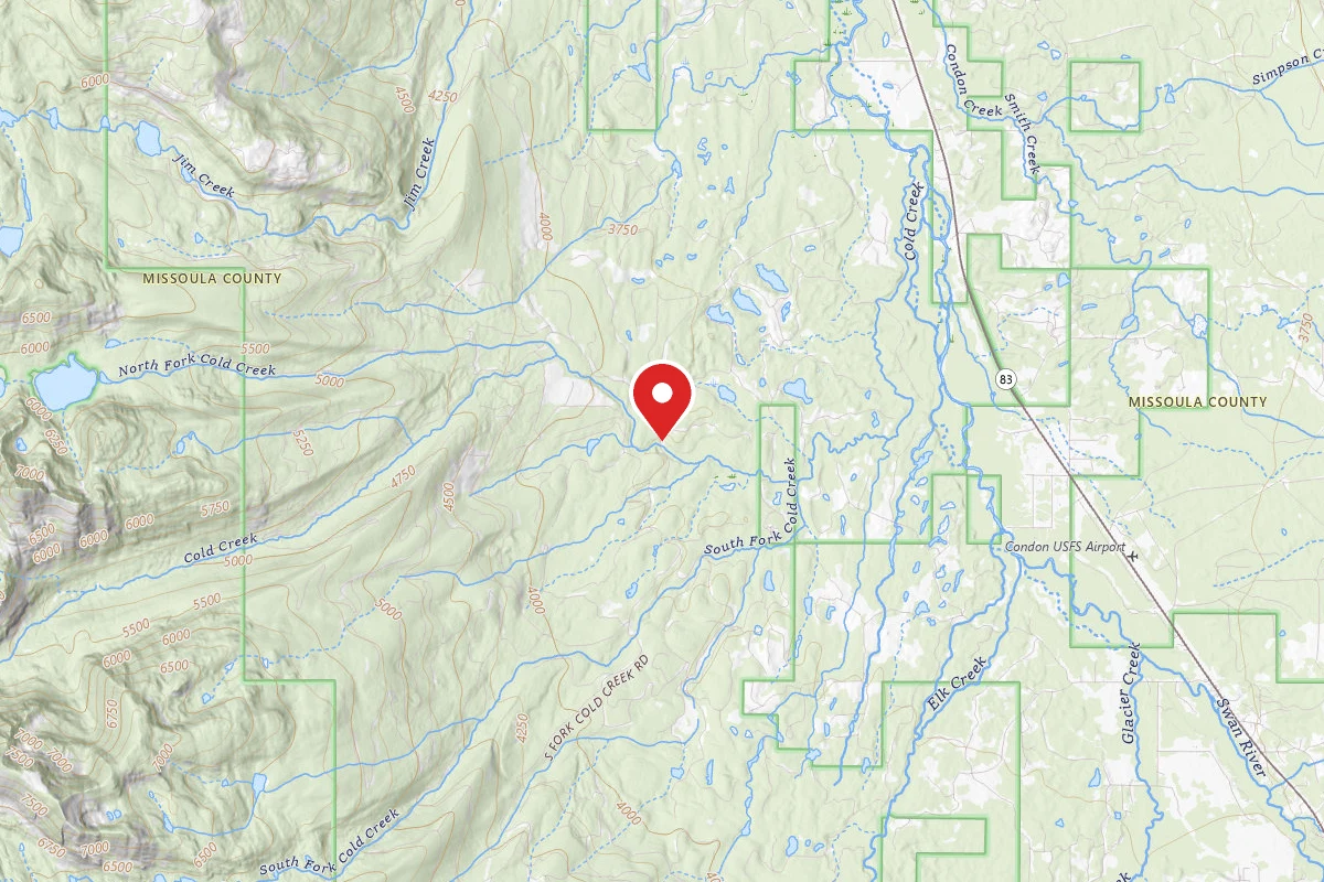 Flathead Dispersed Campsite 903-12 COLD- ELK RIDGE AREA