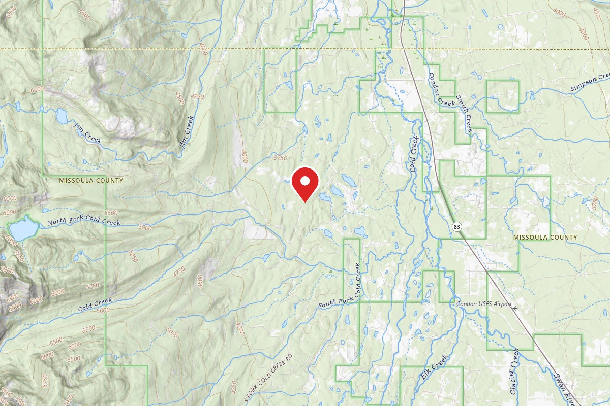 Flathead Dispersed Campsite 903-15 COLD-ELK RIDGE AREA