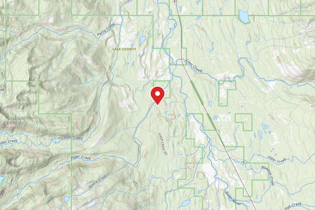 Flathead Dispersed Campsite 888-9 PECK LAKE AREA