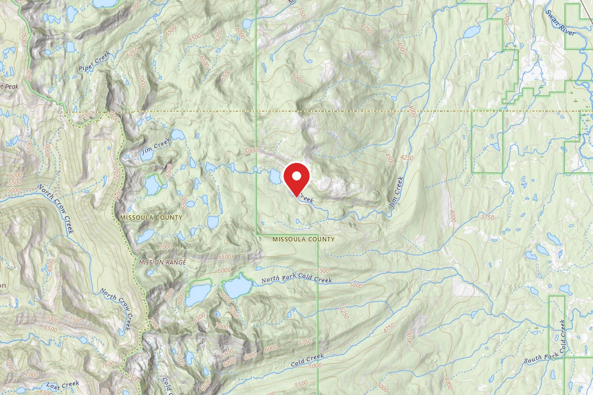 Flathead Dispersed Campsite 9568-1 JIM LAKES AREA