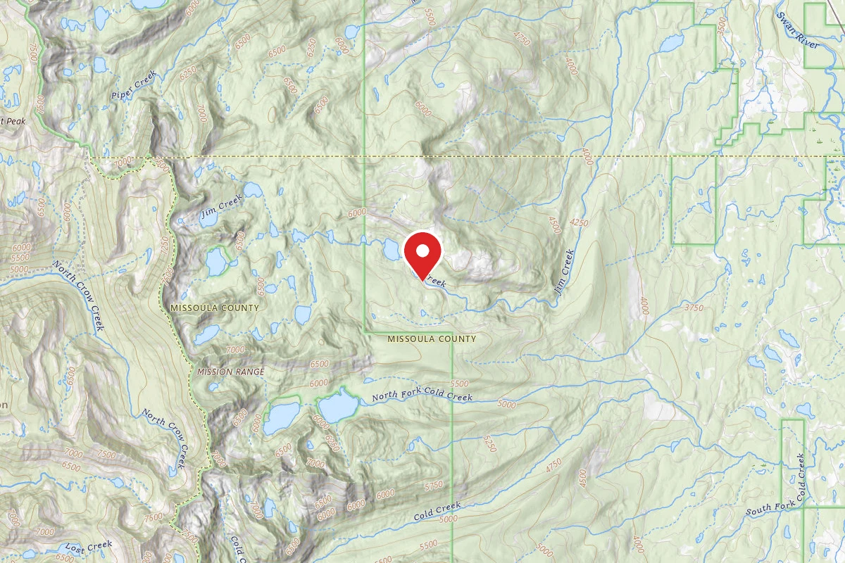 Flathead Dispersed Campsite 9568-2 JIM LAKES AREA