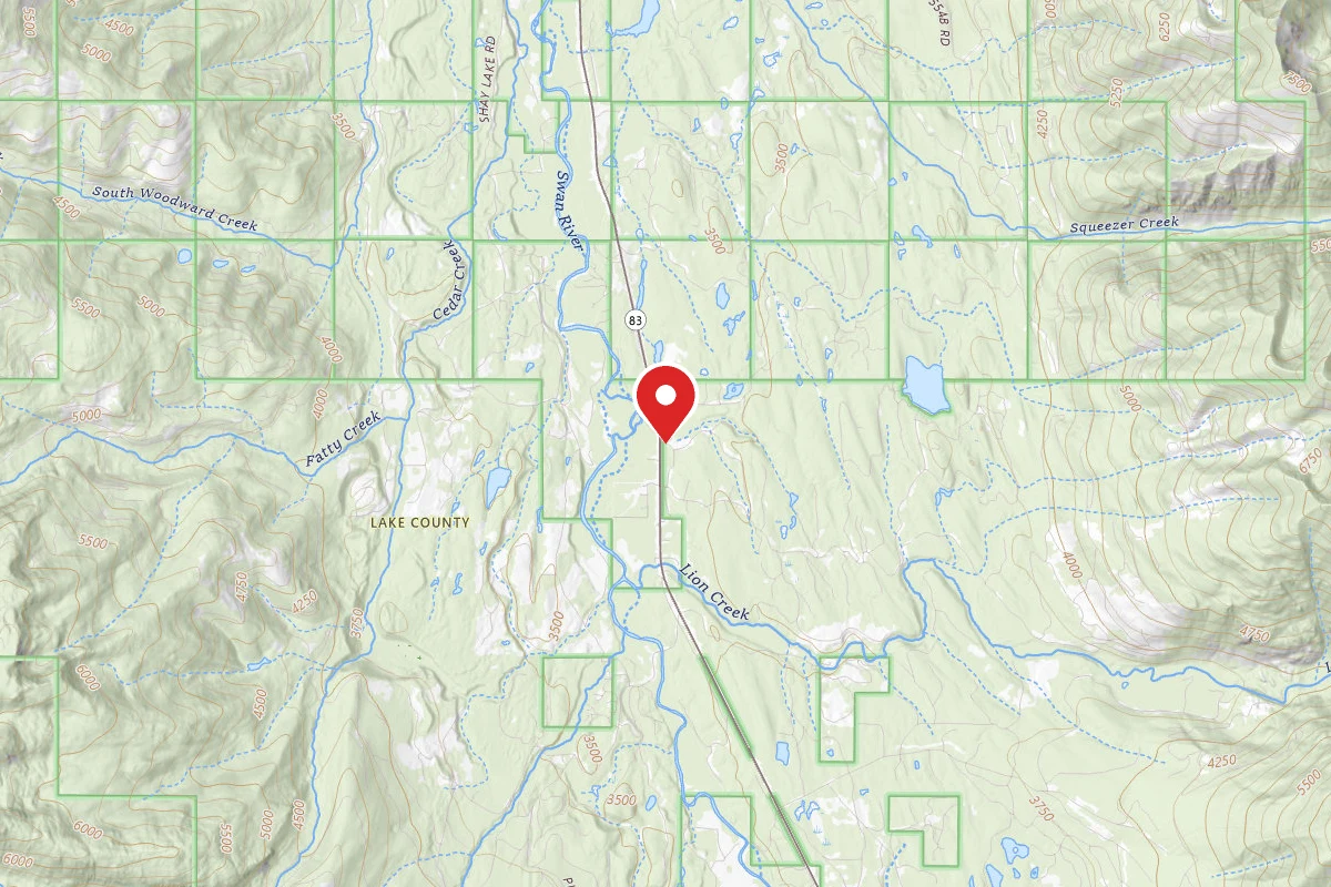 Flathead Dispersed Campsite 9758-1 GOAT CREEK AREA