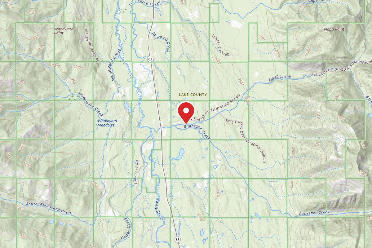 Flathead Dispersed Campsite 9758-554-6
