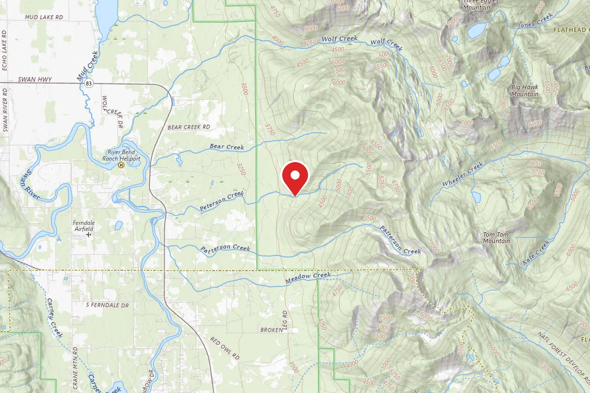 Flathead Dispersed Campsite 5398-2 BEAR CREEK ROAD