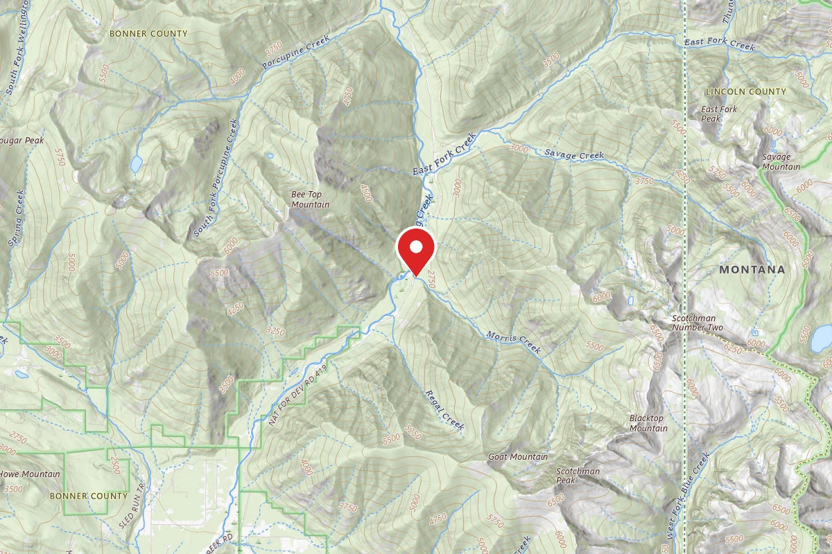 Morris Creek Trailhead