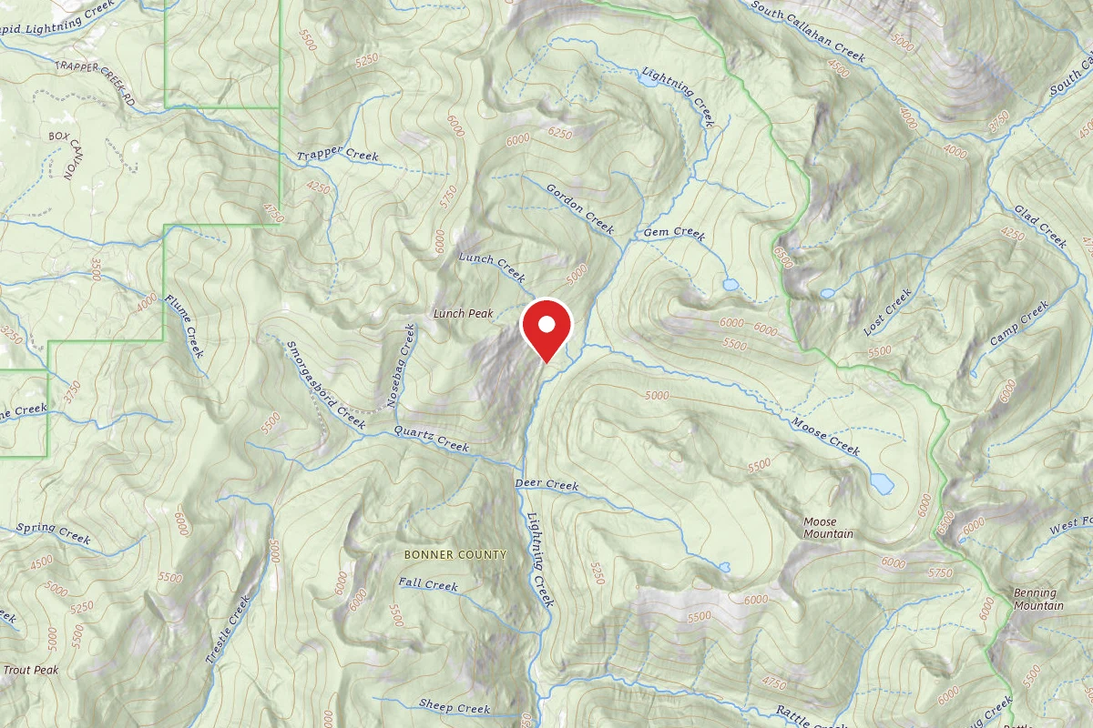 Idaho Panhandle Dispersed Campsite UPPER LIGHTNING -6