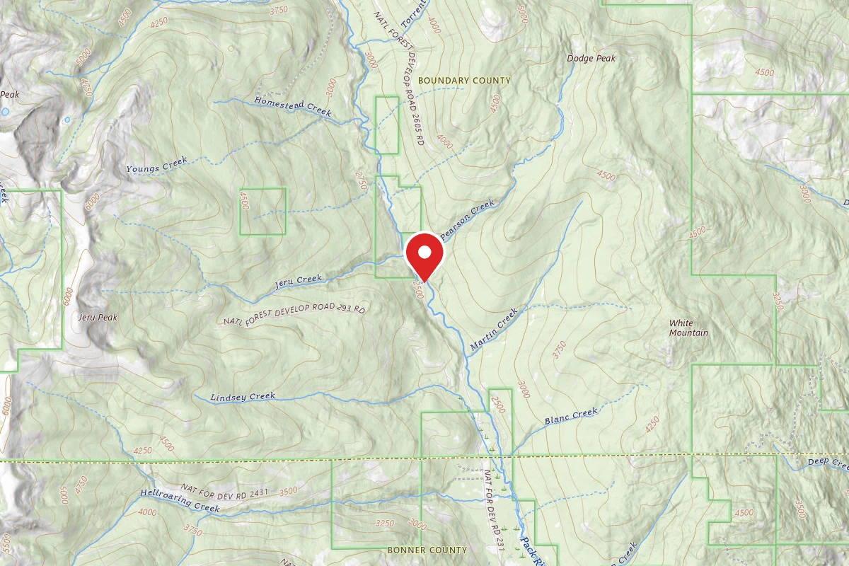 Idaho Panhandle Dispersed Campsite UPPERPACKRIVER04