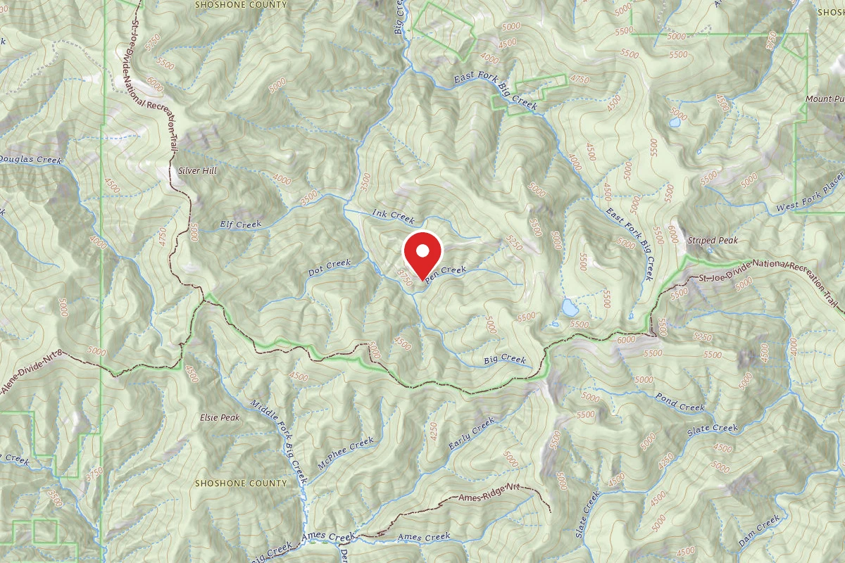 Idaho Panhandle Dispersed Campsite MM 3.5