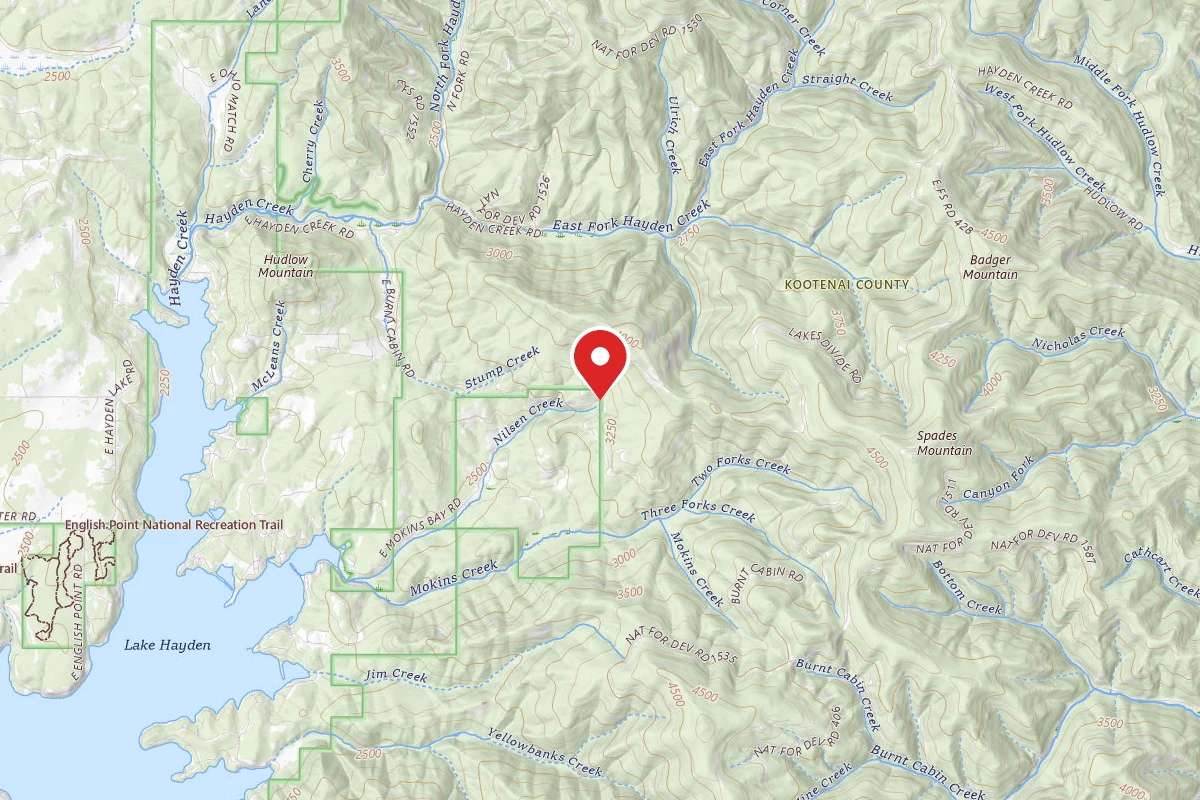 Idaho Panhandle Dispersed Campsite MM 7.5