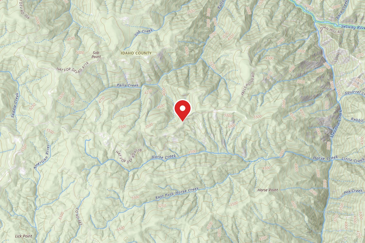 Nez Perce-Clearwater Dispersed Campsite 443RD-101