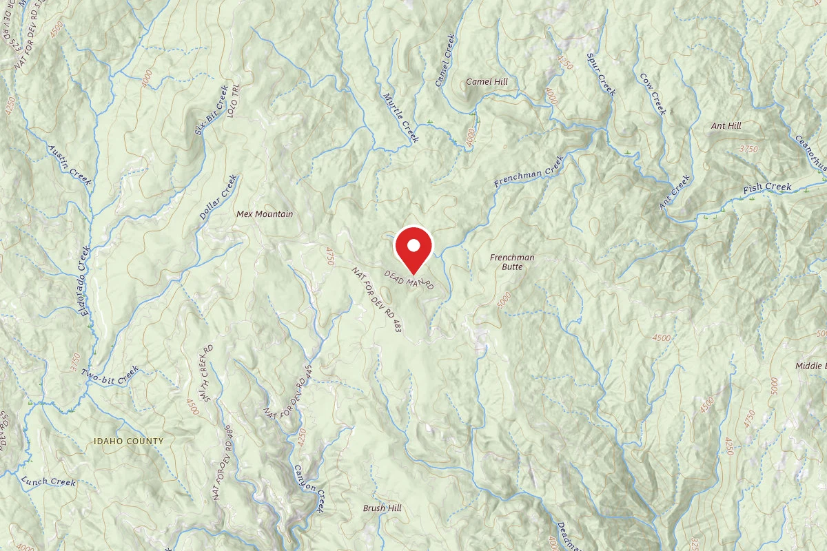 Nez Perce-Clearwater Dispersed Campsite 5547RD-102