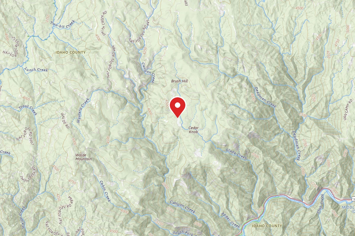 Nez Perce-Clearwater Dispersed Campsite 5542RD-2002