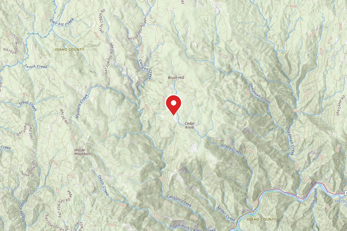 Nez Perce-Clearwater Dispersed Campsite 5547RD-2003