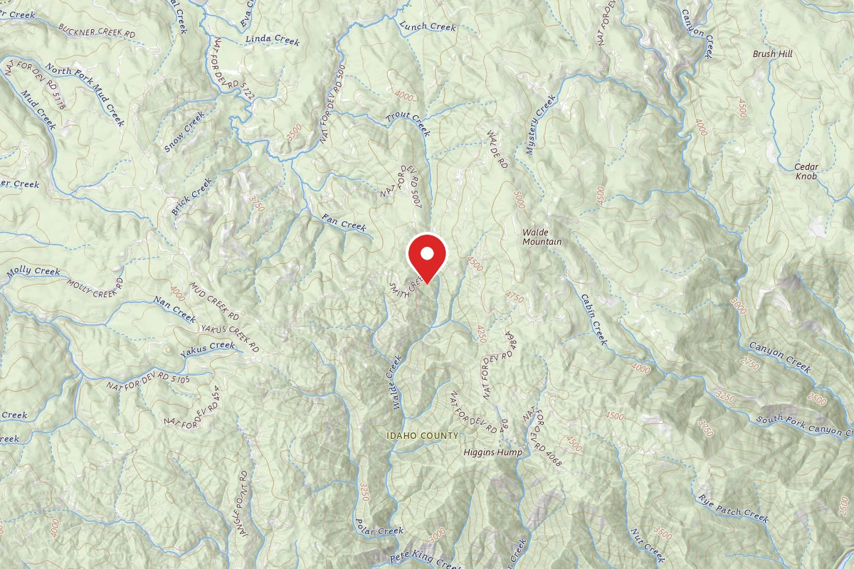 Nez Perce-Clearwater Dispersed Campsite 101RD005