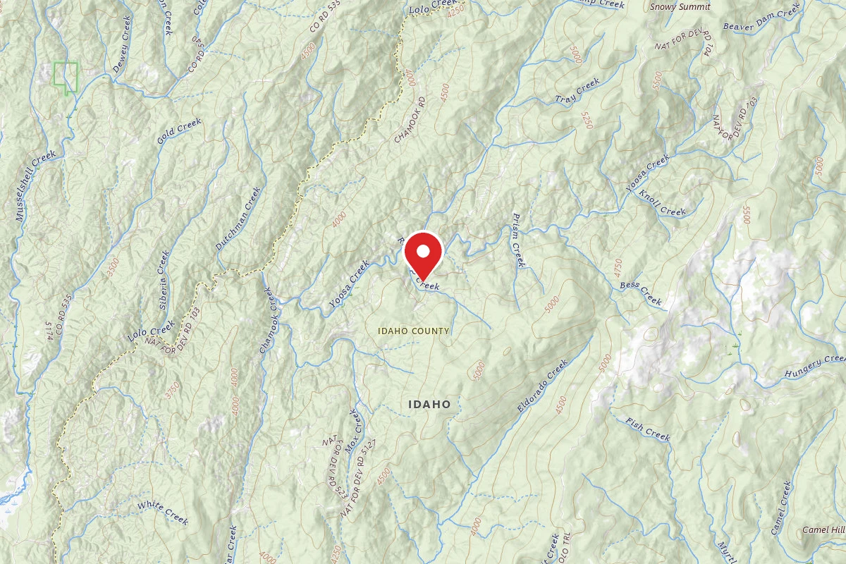 Nez Perce-Clearwater Dispersed Campsite 528ARD-101