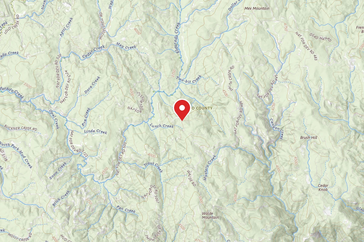 Nez Perce-Clearwater Dispersed Campsite 5108RD-301