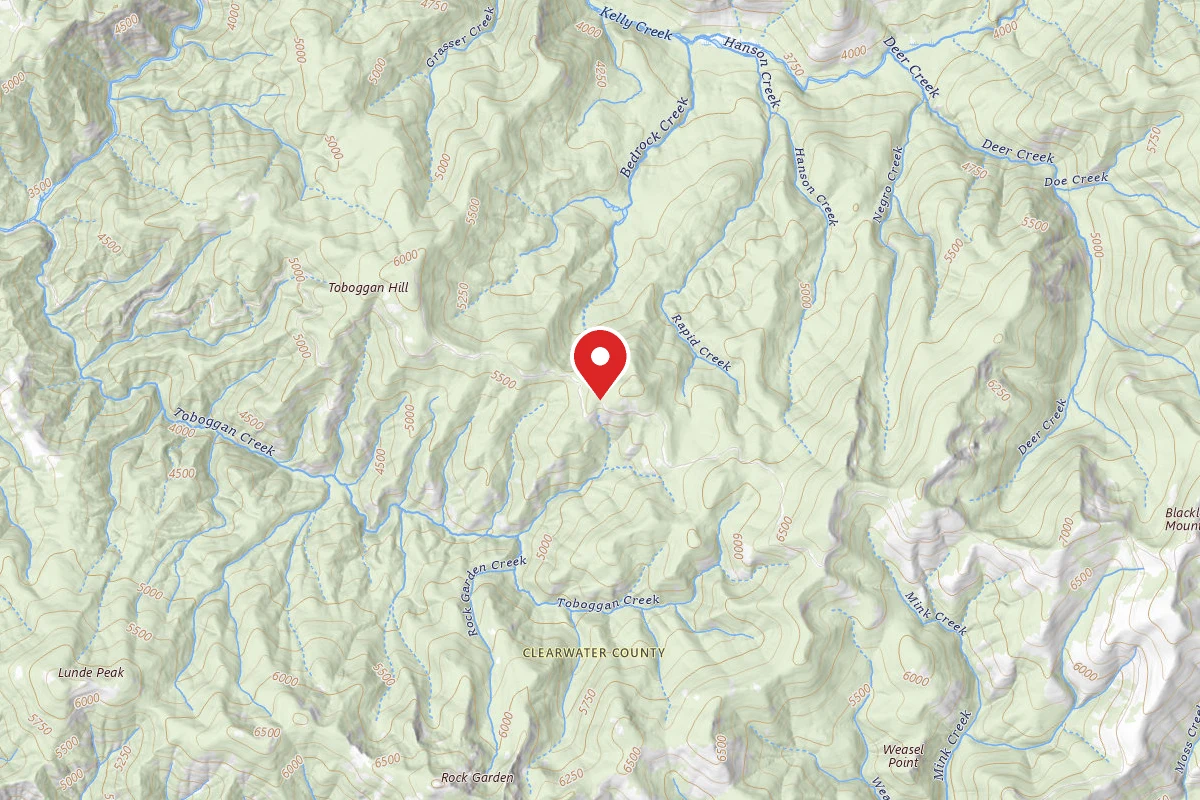 Nez Perce-Clearwater Dispersed Campsite 581RD-118