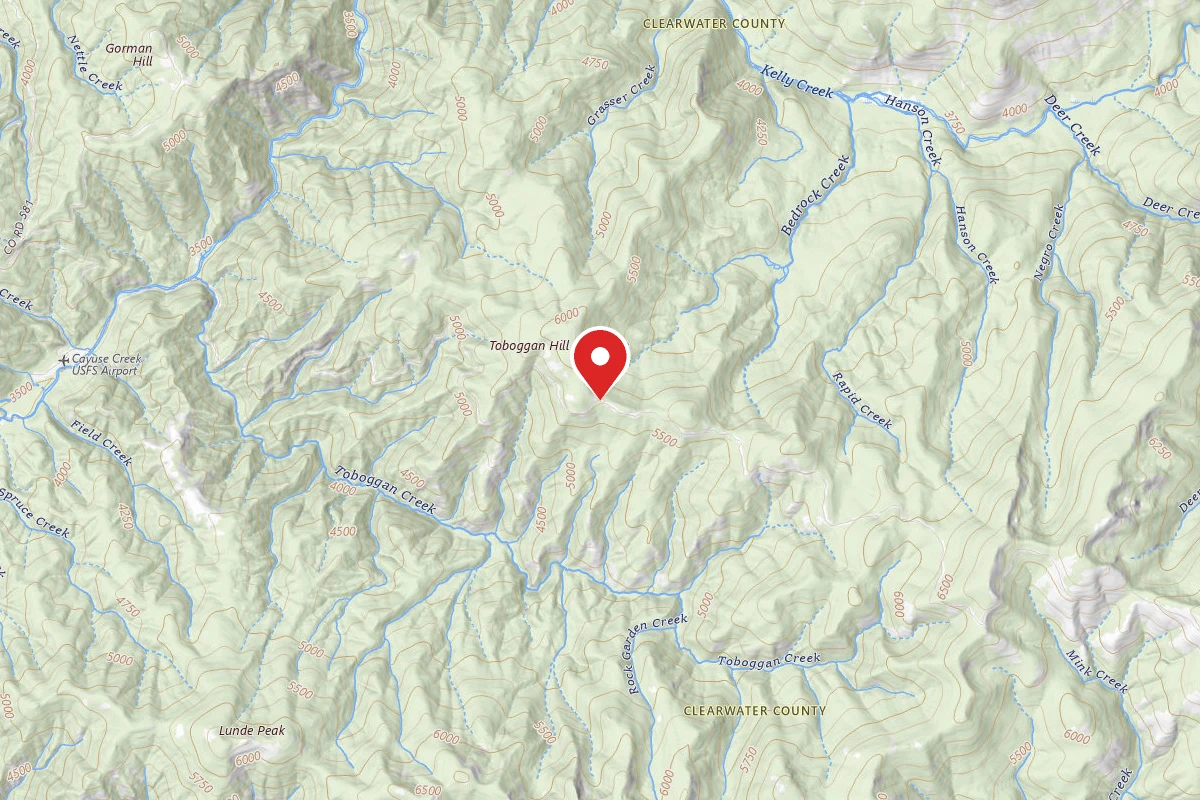 Nez Perce-Clearwater Dispersed Campsite 581RD-120