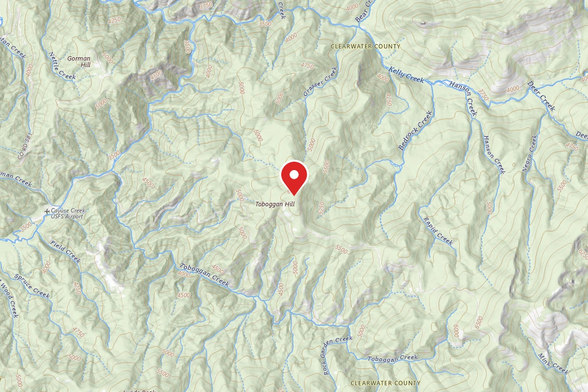 Nez Perce-Clearwater Dispersed Campsite 581BRD-124A
