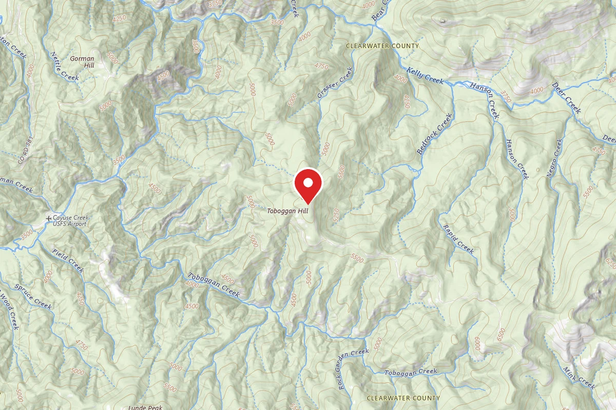 Nez Perce-Clearwater Dispersed Campsite 581BRD-124B