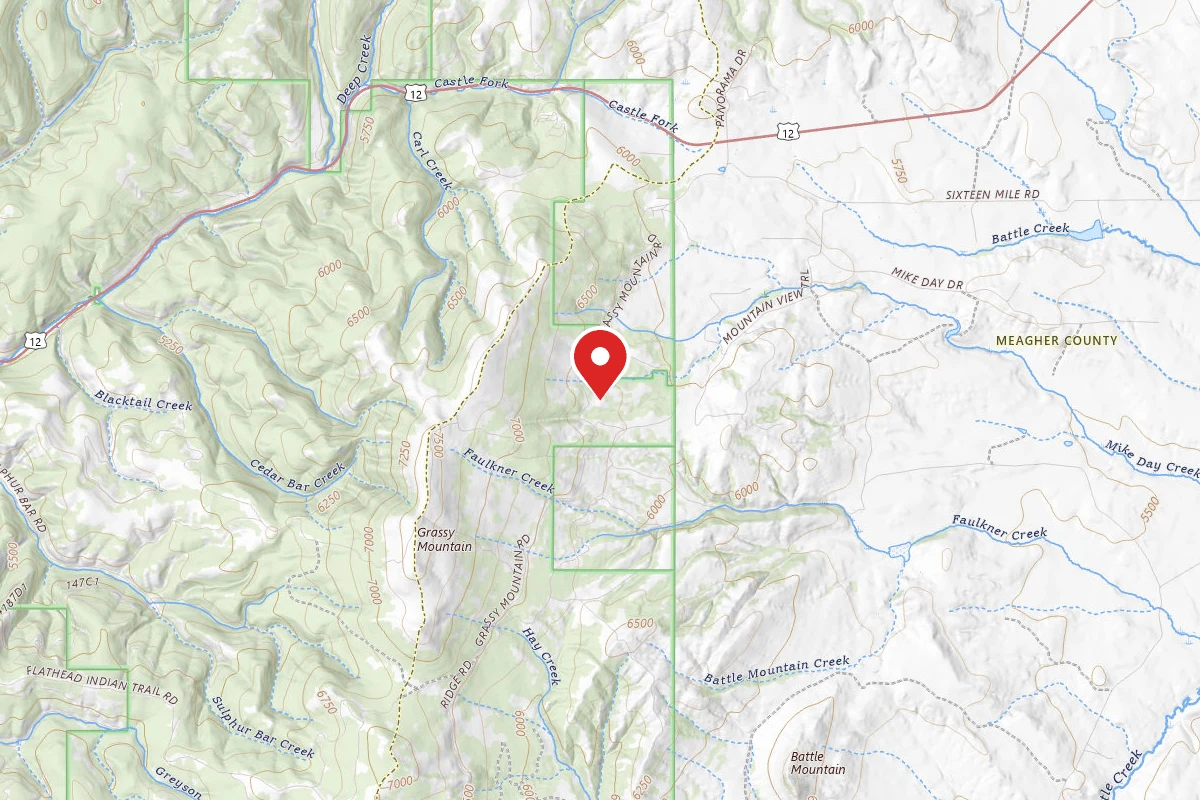 Helena-Lewis and Clark Dispersed Campsite GRASSY MTN RD 583 002