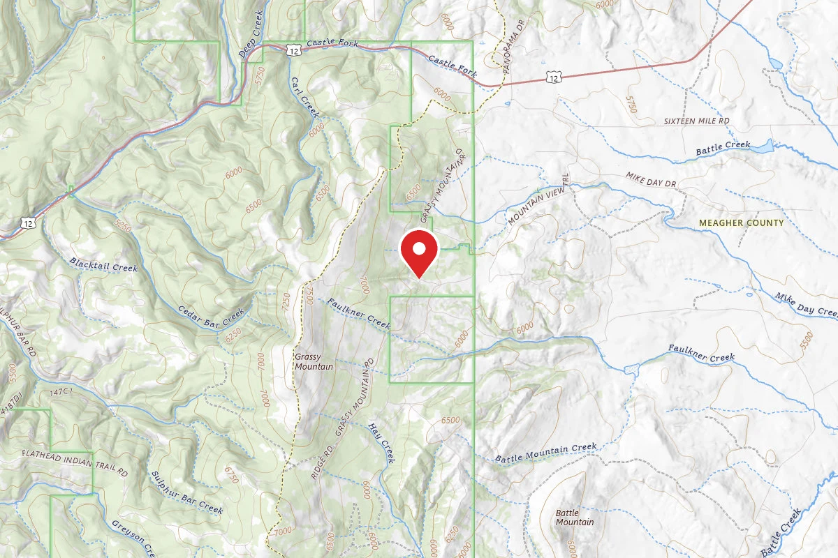 Helena-Lewis and Clark Dispersed Campsite GRASSY MTN RD583A1 003