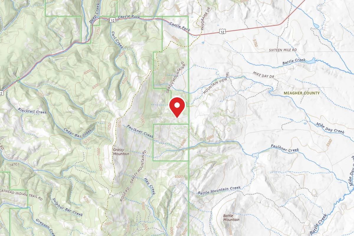 Helena-Lewis and Clark Dispersed Campsite GRASS MTN RD 583A1 004