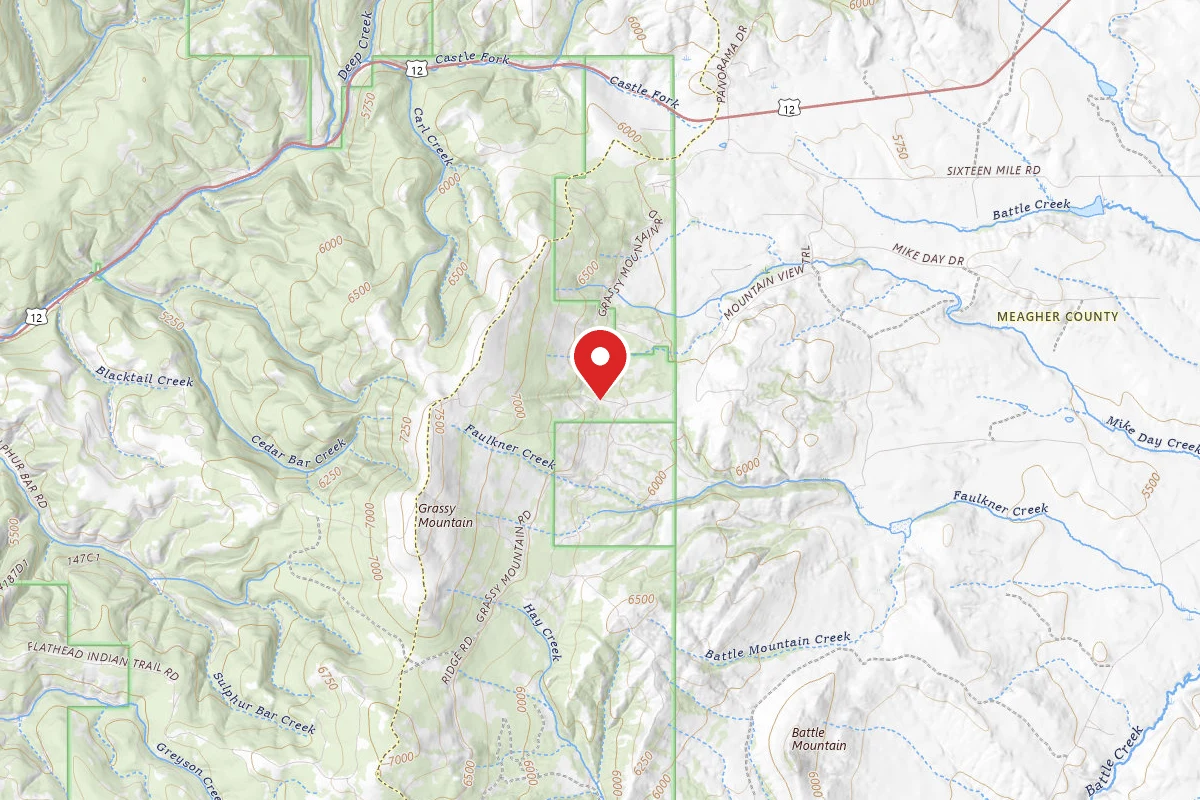 Helena-Lewis and Clark Dispersed Campsite GRASSY MTN RD 583A1 005