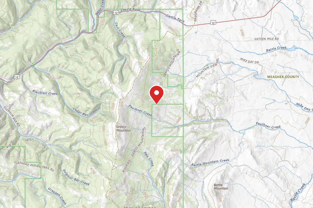 Helena-Lewis and Clark Dispersed Campsite GRASSY MTN RD 583B1 006