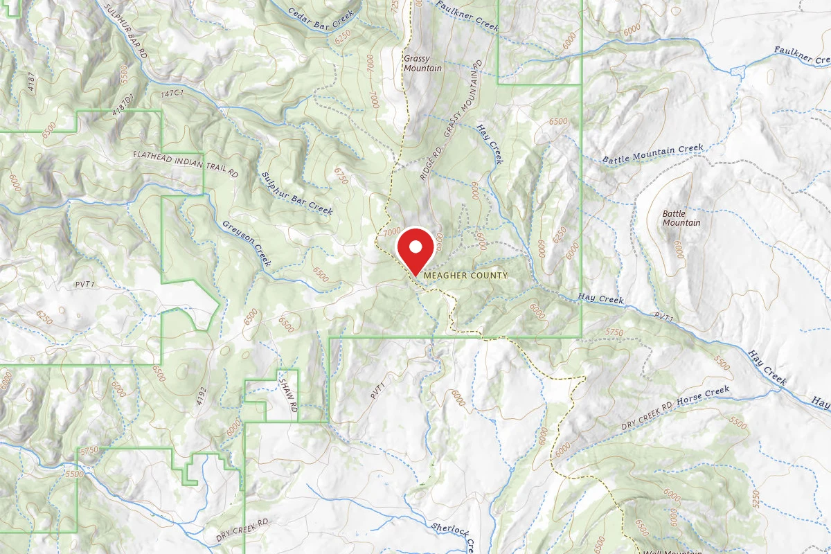 Helena-Lewis and Clark Dispersed Campsite GRASSY MTN RD 583F1 011