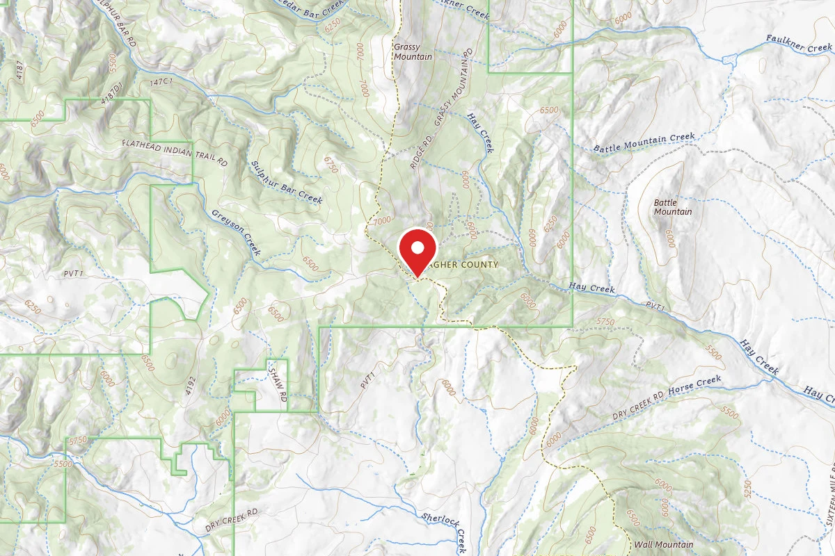 Helena-Lewis and Clark Dispersed Campsite GRASSY MTN RD 583F1 013