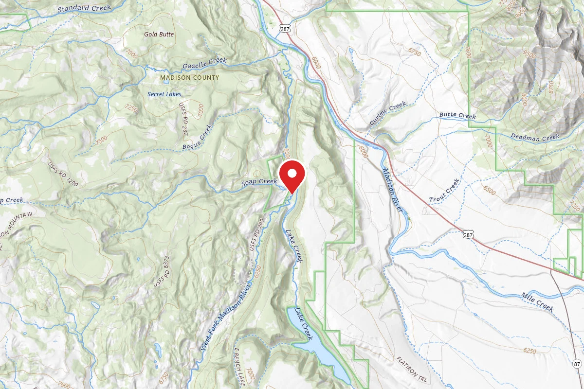 Beaverhead-Deerlodge Dispersed Campsite FS209-004C