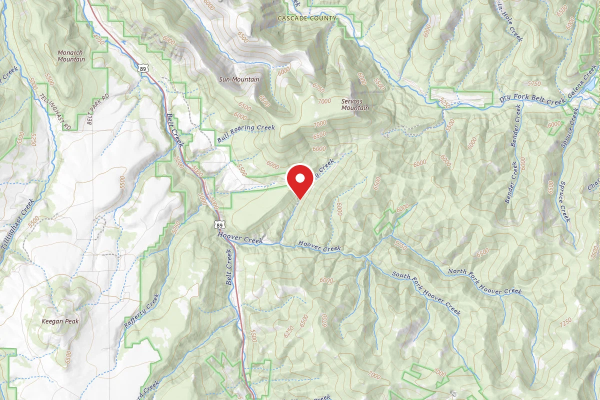Helena-Lewis and Clark Dispersed Campsite HOOVER CREEK RD6355-2