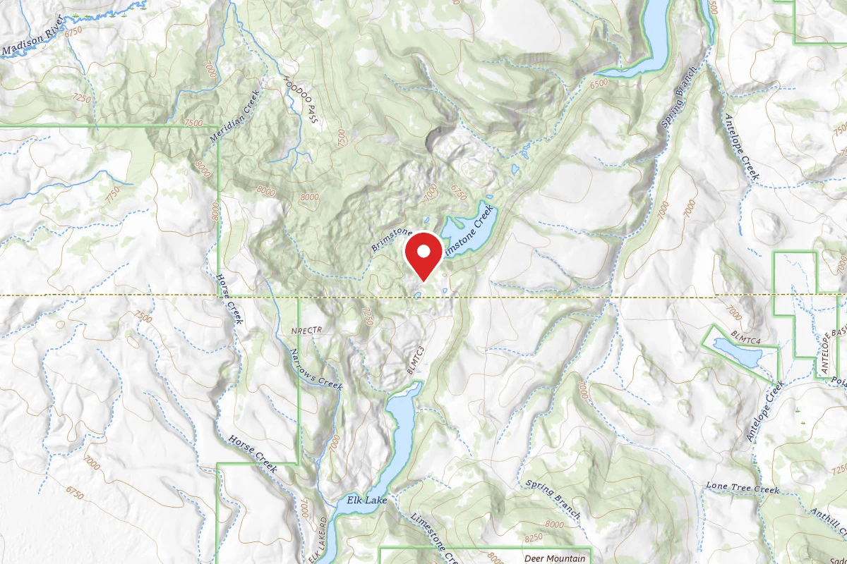 Beaverhead-Deerlodge Dispersed Campsite FS628-06