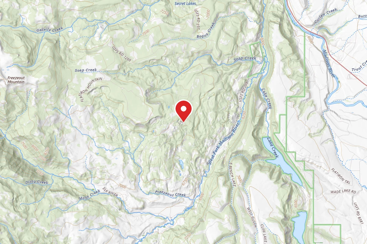 Beaverhead-Deerlodge Dispersed Campsite FS8373-03