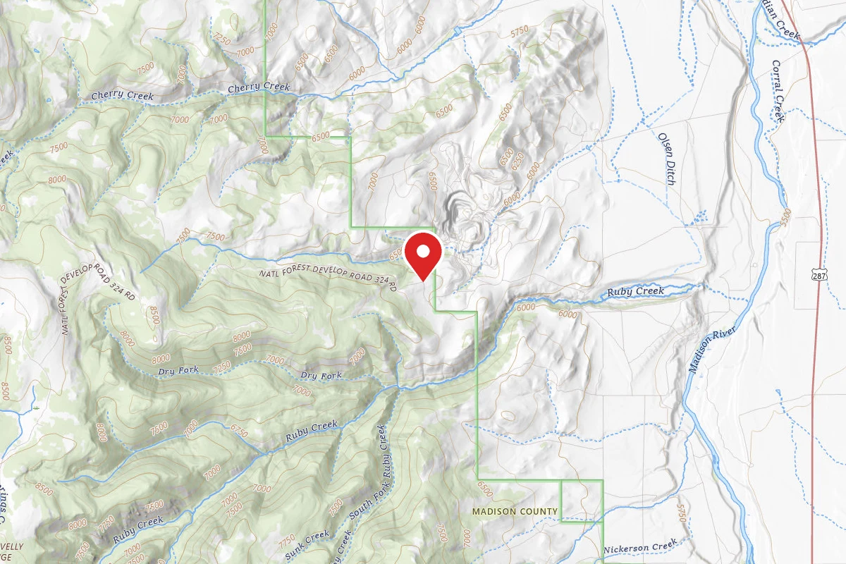 Beaverhead-Deerlodge Dispersed Campsite FS324-01