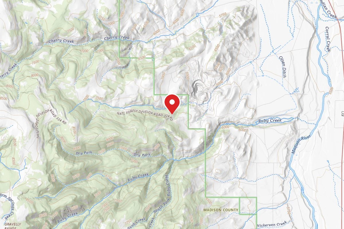 Beaverhead-Deerlodge Dispersed Campsite FS324-02