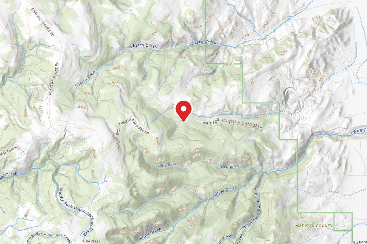Beaverhead-Deerlodge Dispersed Campsite FS324-12