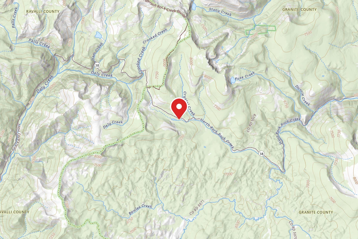 Beaverhead-Deerlodge Dispersed Campsite SKALKAHO HWY-002B