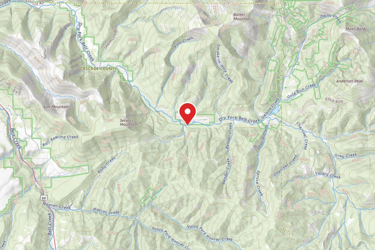 Helena-Lewis and Clark Dispersed Campsite HOOVER CREK RD 613-102