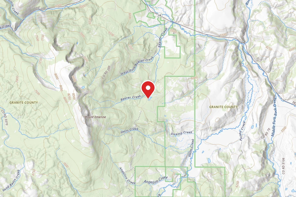 Beaverhead-Deerlodge Dispersed Campsite EMERINE RD-002