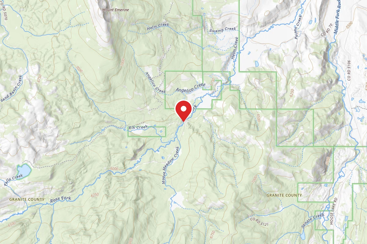 Beaverhead-Deerlodge Dispersed Campsite ROSS FORK CREEK RD-001