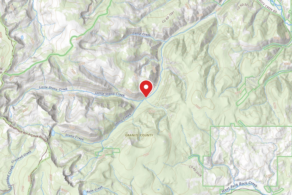 Beaverhead-Deerlodge Dispersed Campsite STONY CREEK R-001