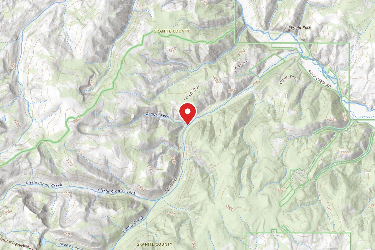 Beaverhead-Deerlodge Dispersed Campsite STONY CREEK RD-003