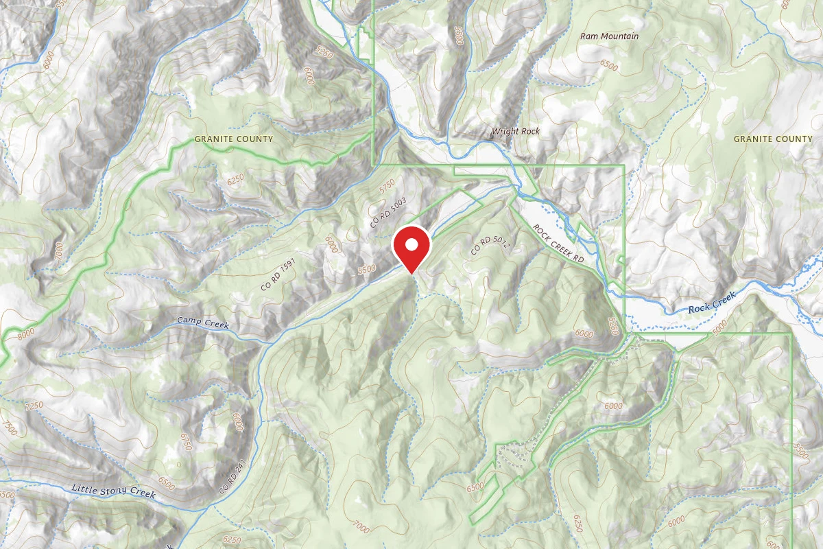 Beaverhead-Deerlodge Dispersed Campsite STONY CREEK RD-005A